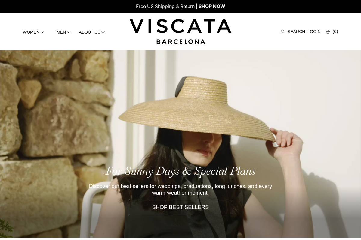 Viscata homepage screenshot