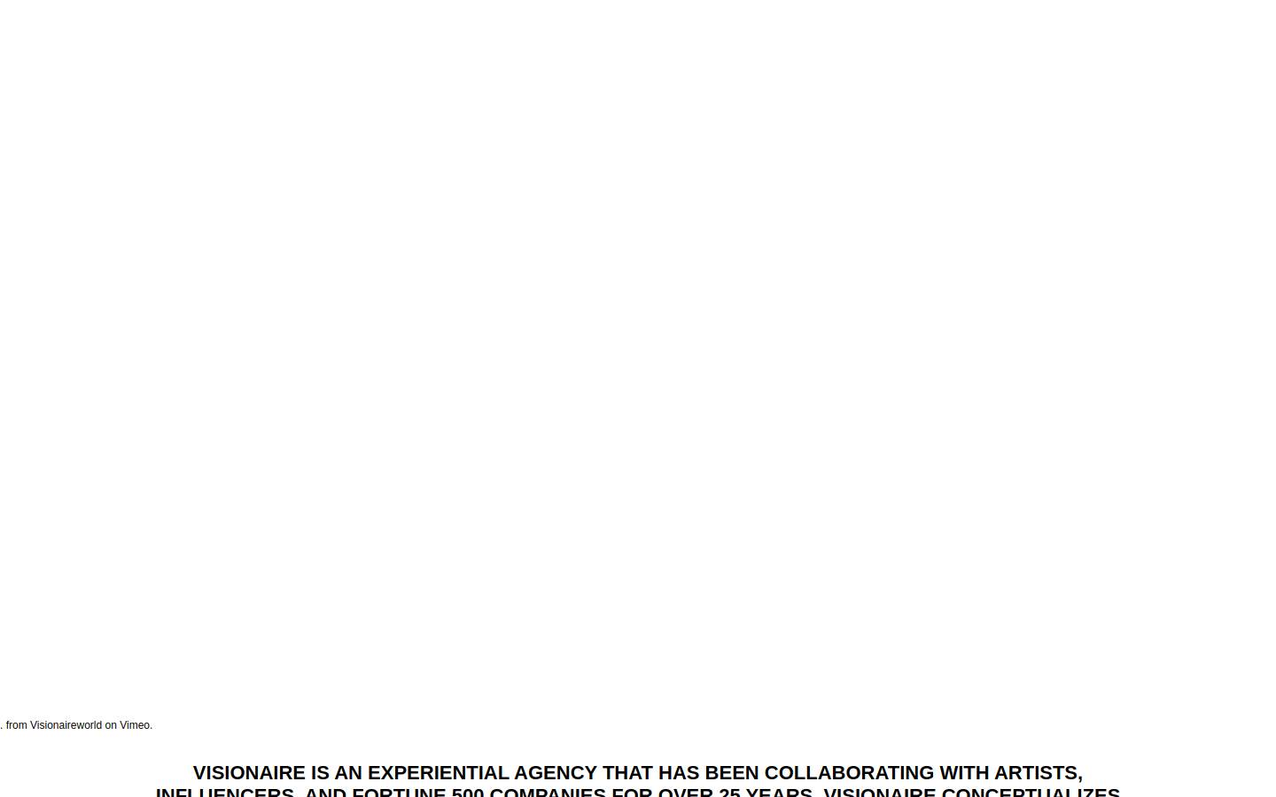 visionaireworld.shop homepage screenshot