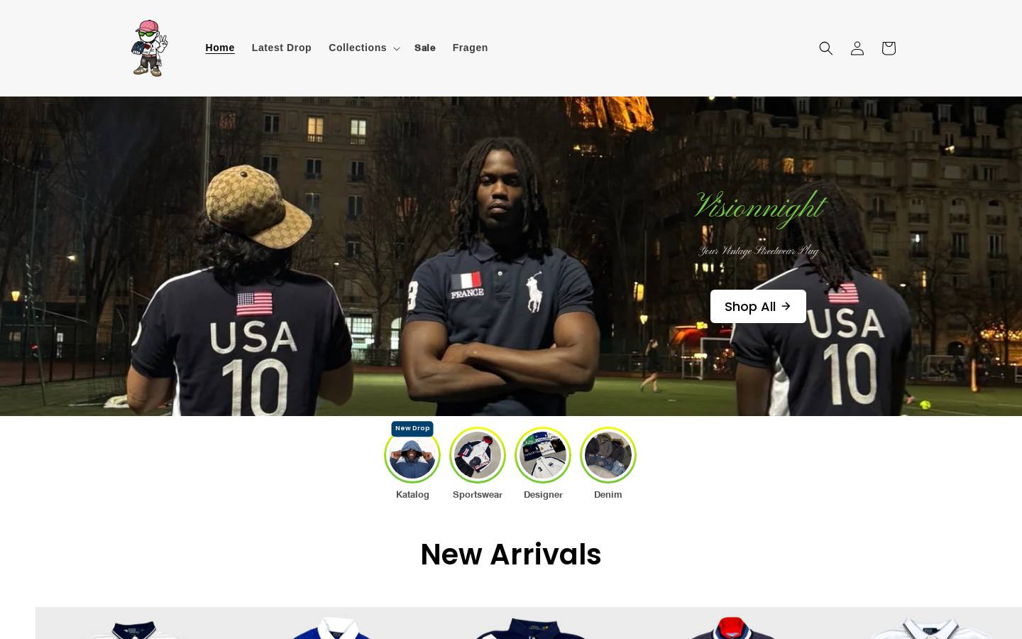visionnight.de homepage screenshot