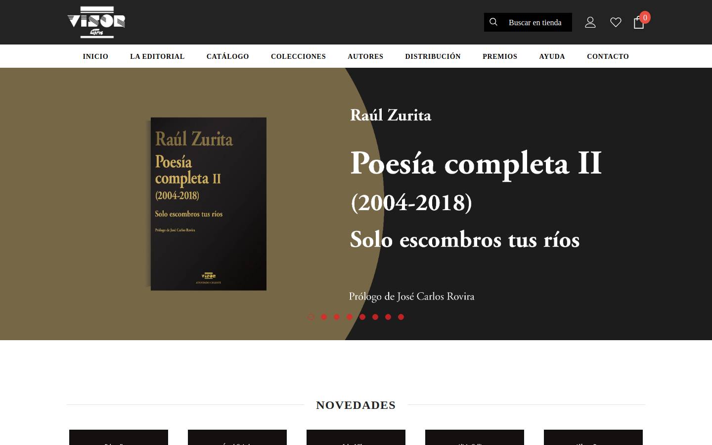 visor-libros.com homepage screenshot