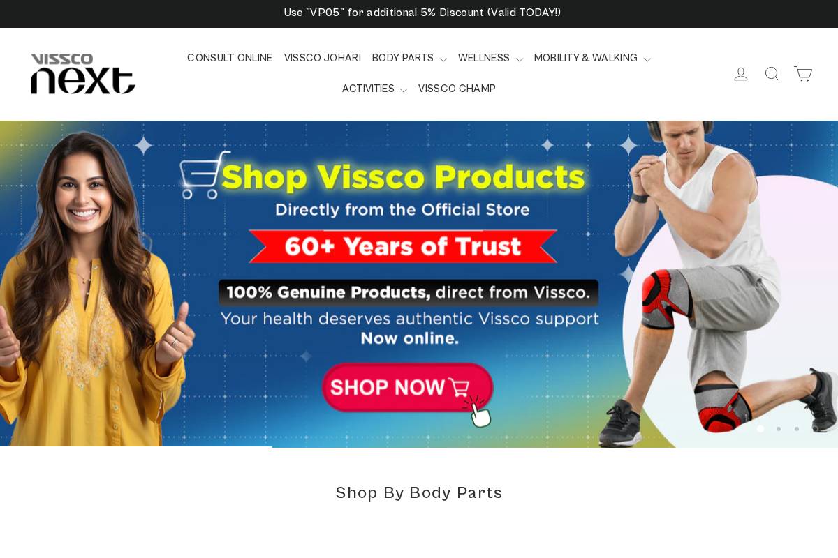 vissconext.com homepage screenshot