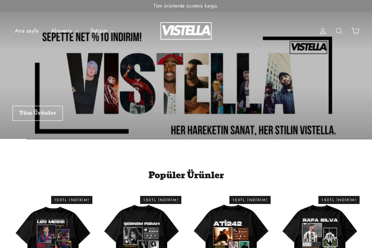 vistella.com.tr homepage screenshot