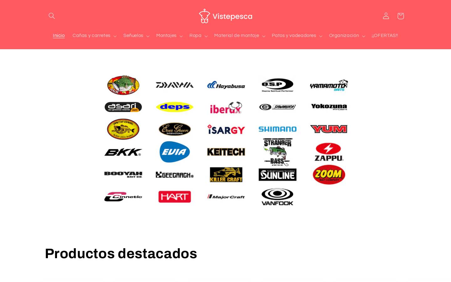 vistepesca.es homepage screenshot