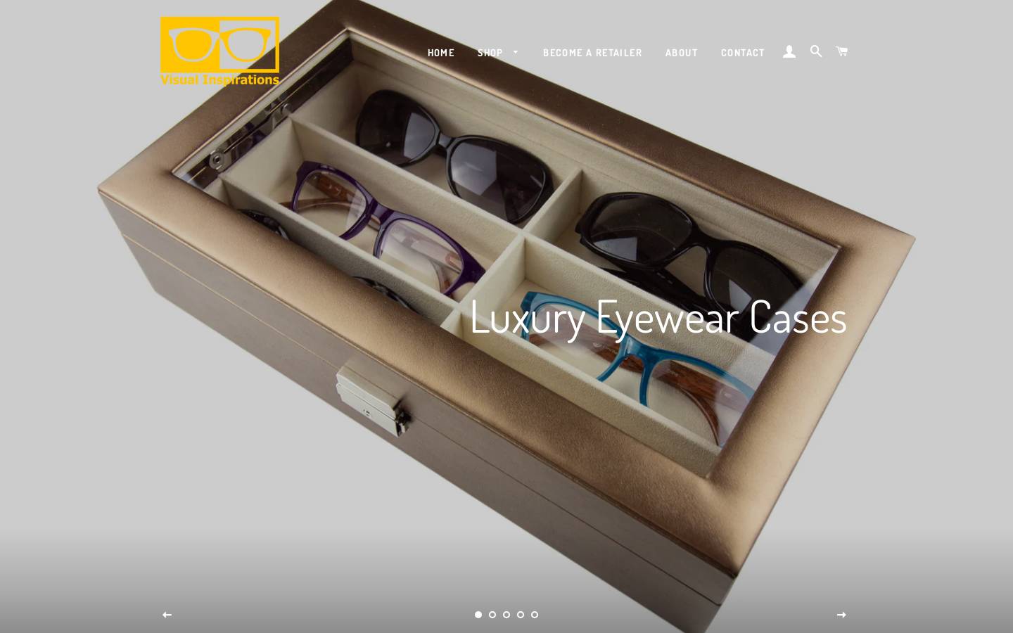 visual-inspirations.com homepage screenshot