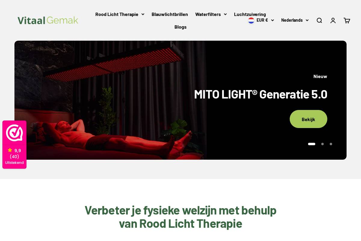 vitaalgemak.nl homepage screenshot