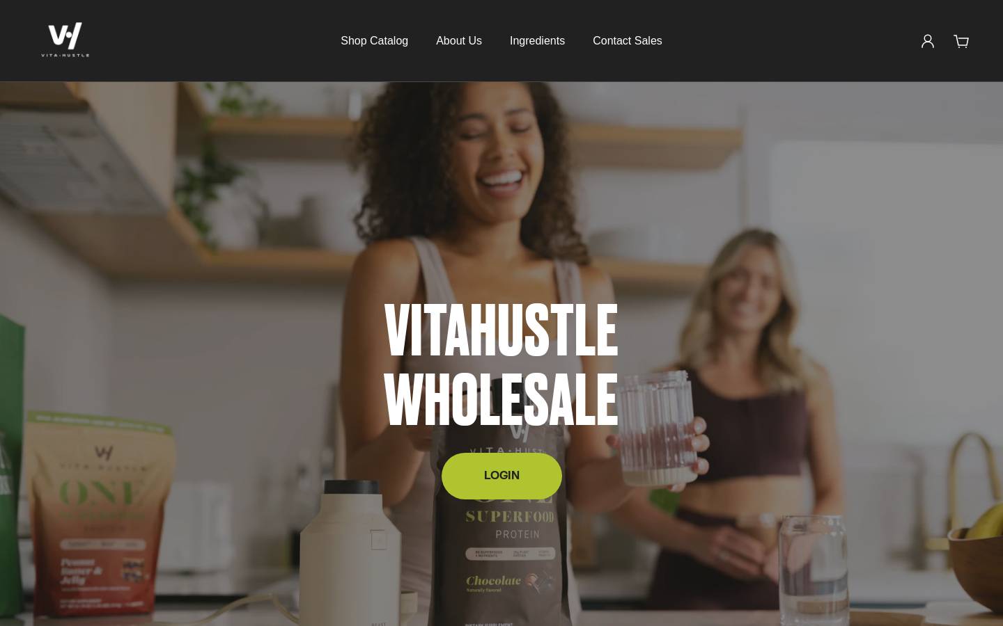 vitahustlewholesale.com homepage screenshot