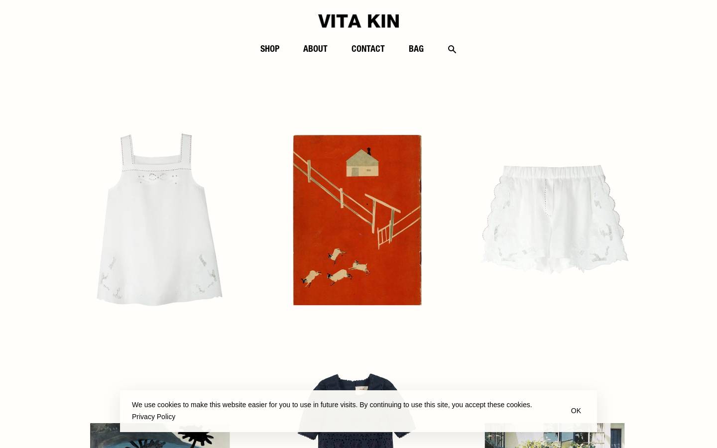 vitakin.com homepage screenshot