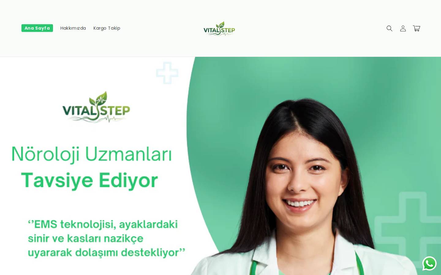 vital-step.com homepage screenshot