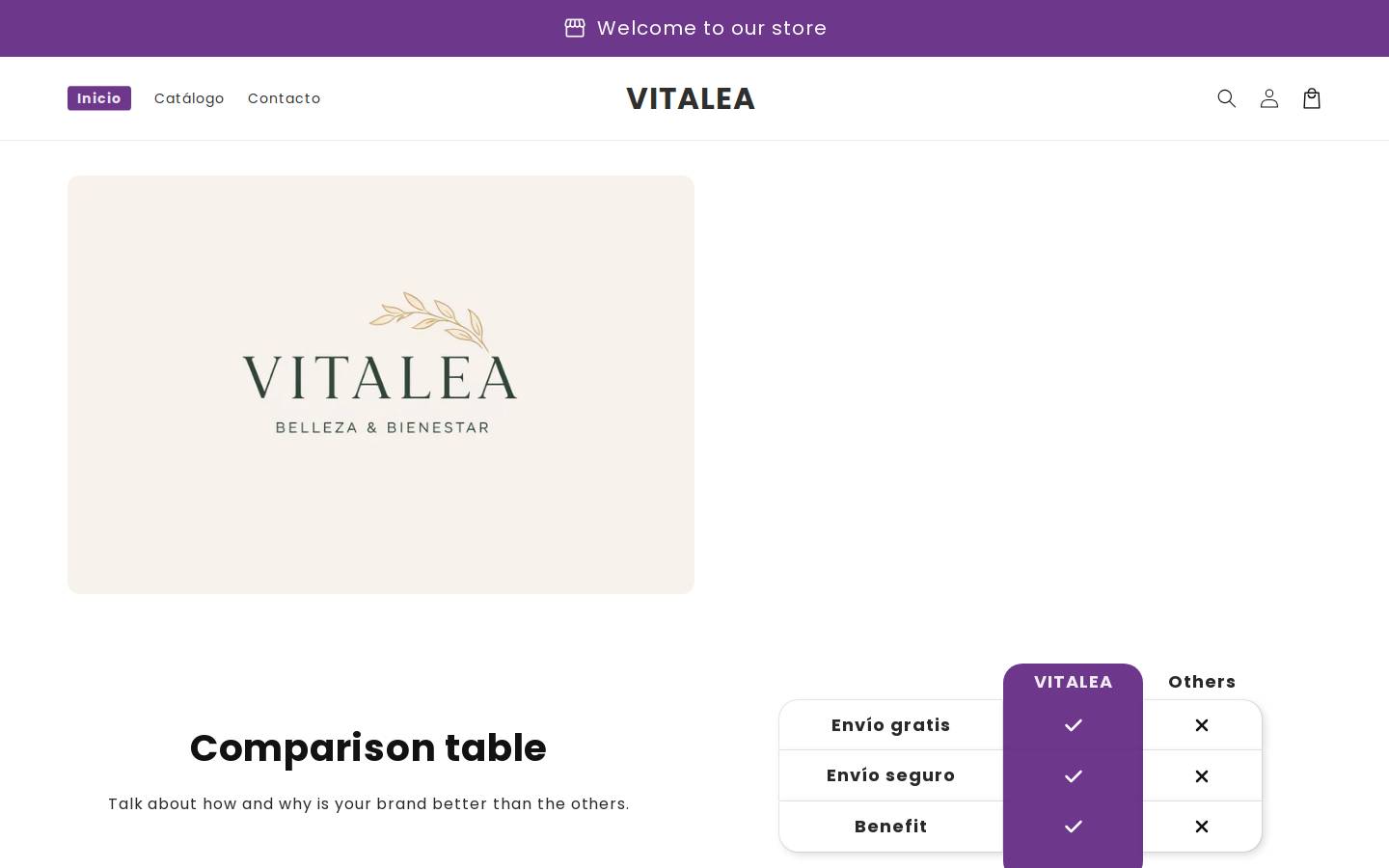 vitaleatienda.com homepage screenshot