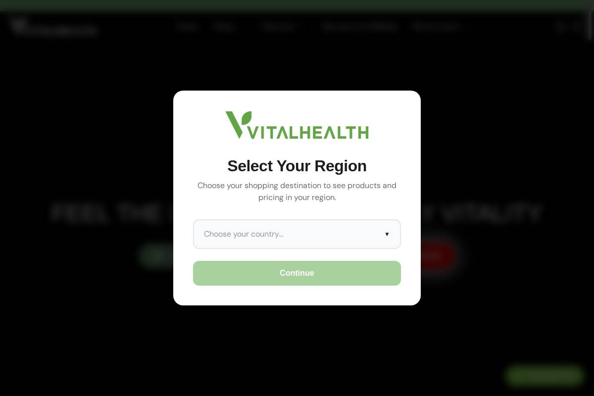 Vitalhealthglobal homepage screenshot