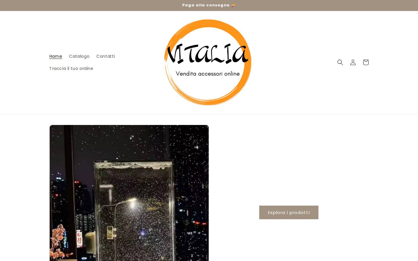 vitaliaitalia.com homepage screenshot