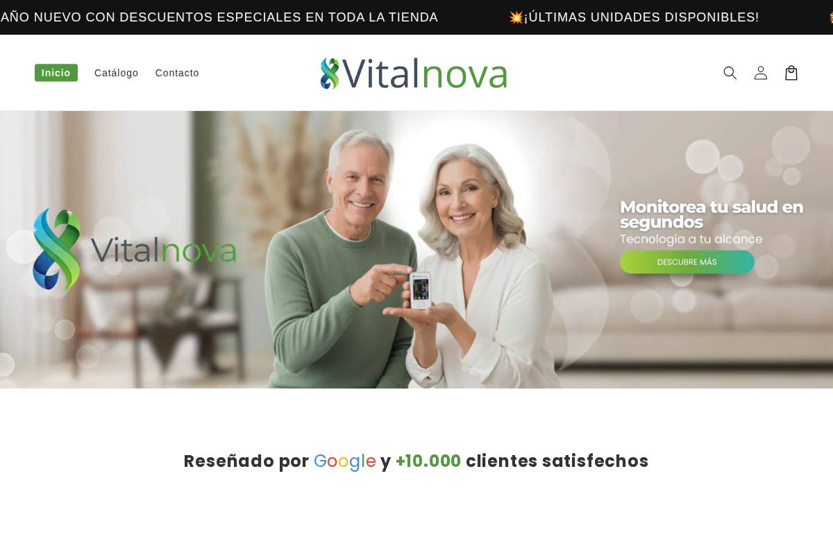 vitalnovashop.shop homepage screenshot
