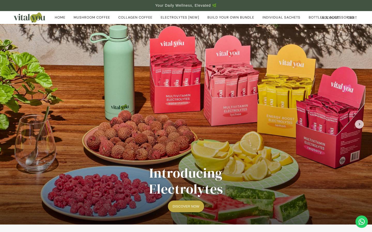 vitalyouare.com homepage screenshot