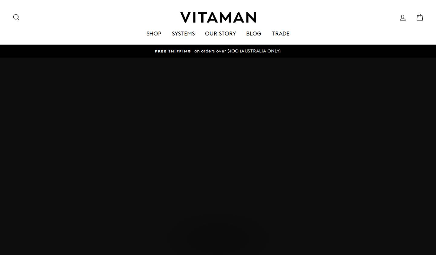 vitamanglobal.co homepage screenshot