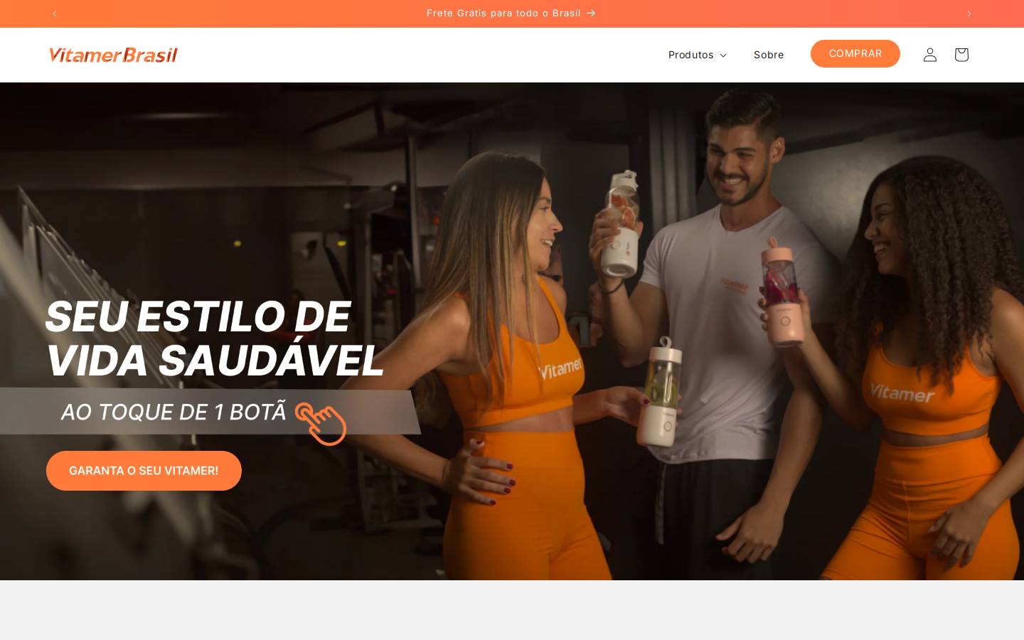 vitamerbrasil.com.br homepage screenshot