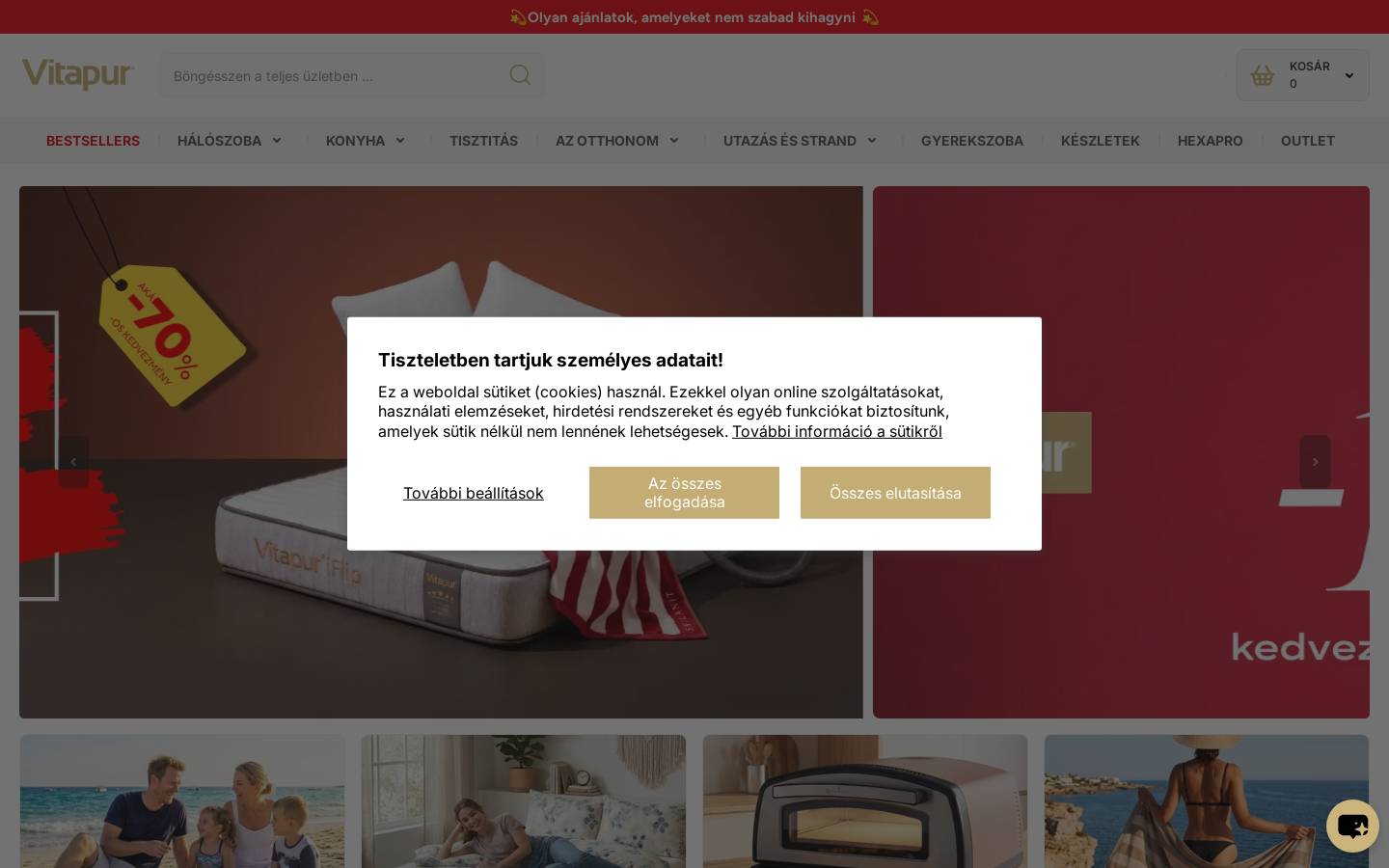 Vitapur homepage screenshot