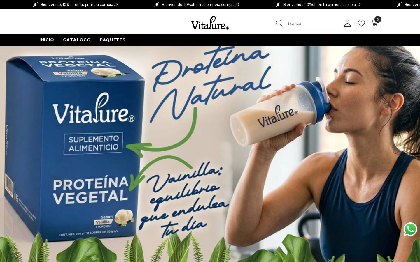 vitapure.com.mx homepage screenshot