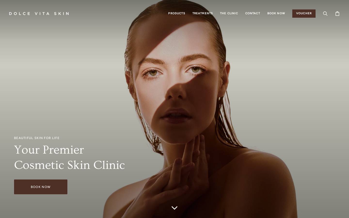 vitatheskinwhisperer.com.au homepage screenshot