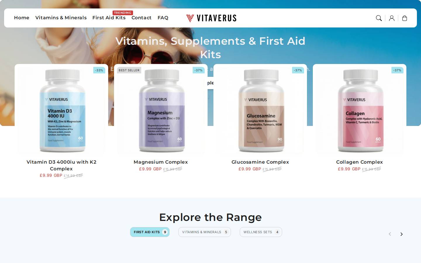 vitaverus.com homepage screenshot
