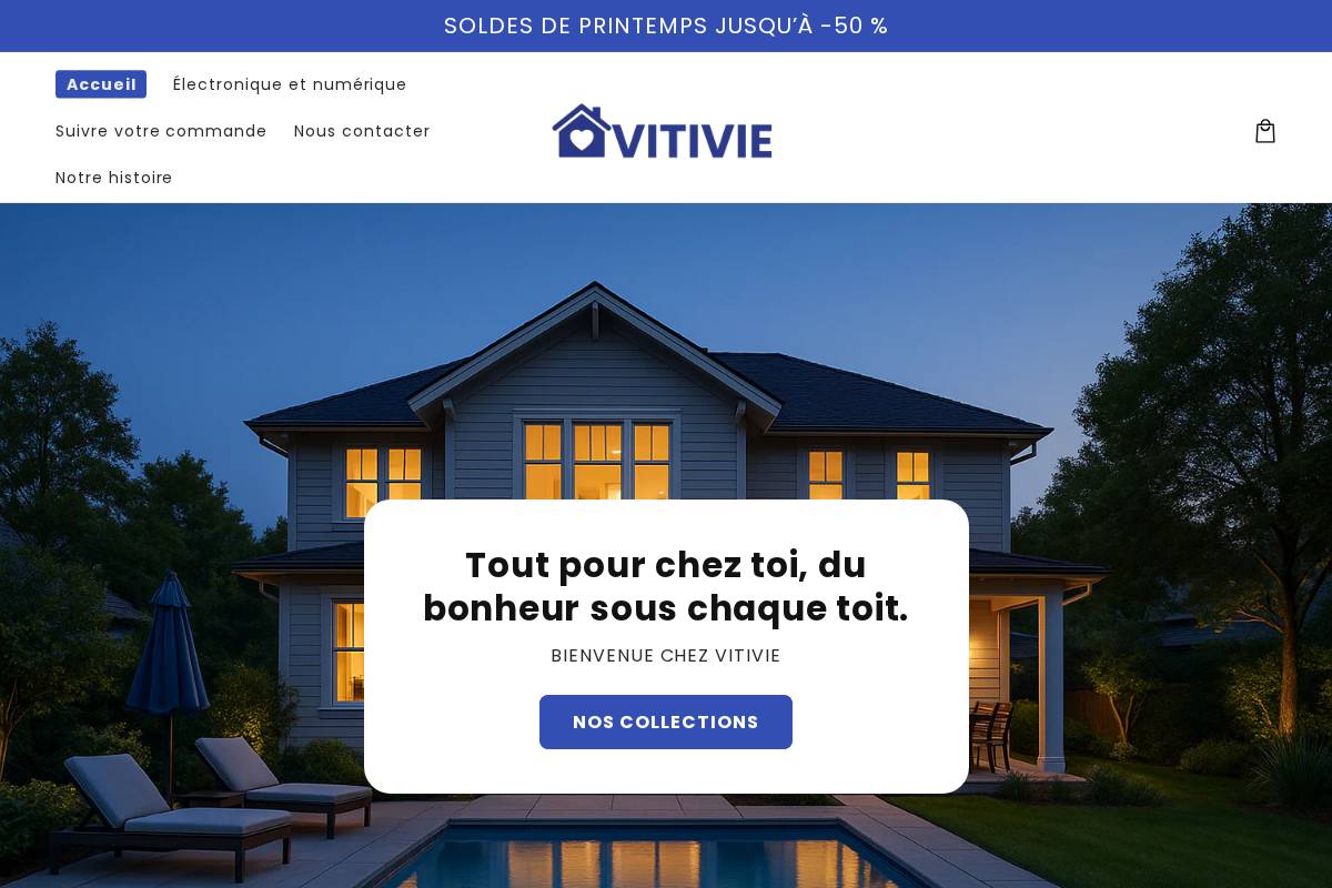 vitivie.com homepage screenshot