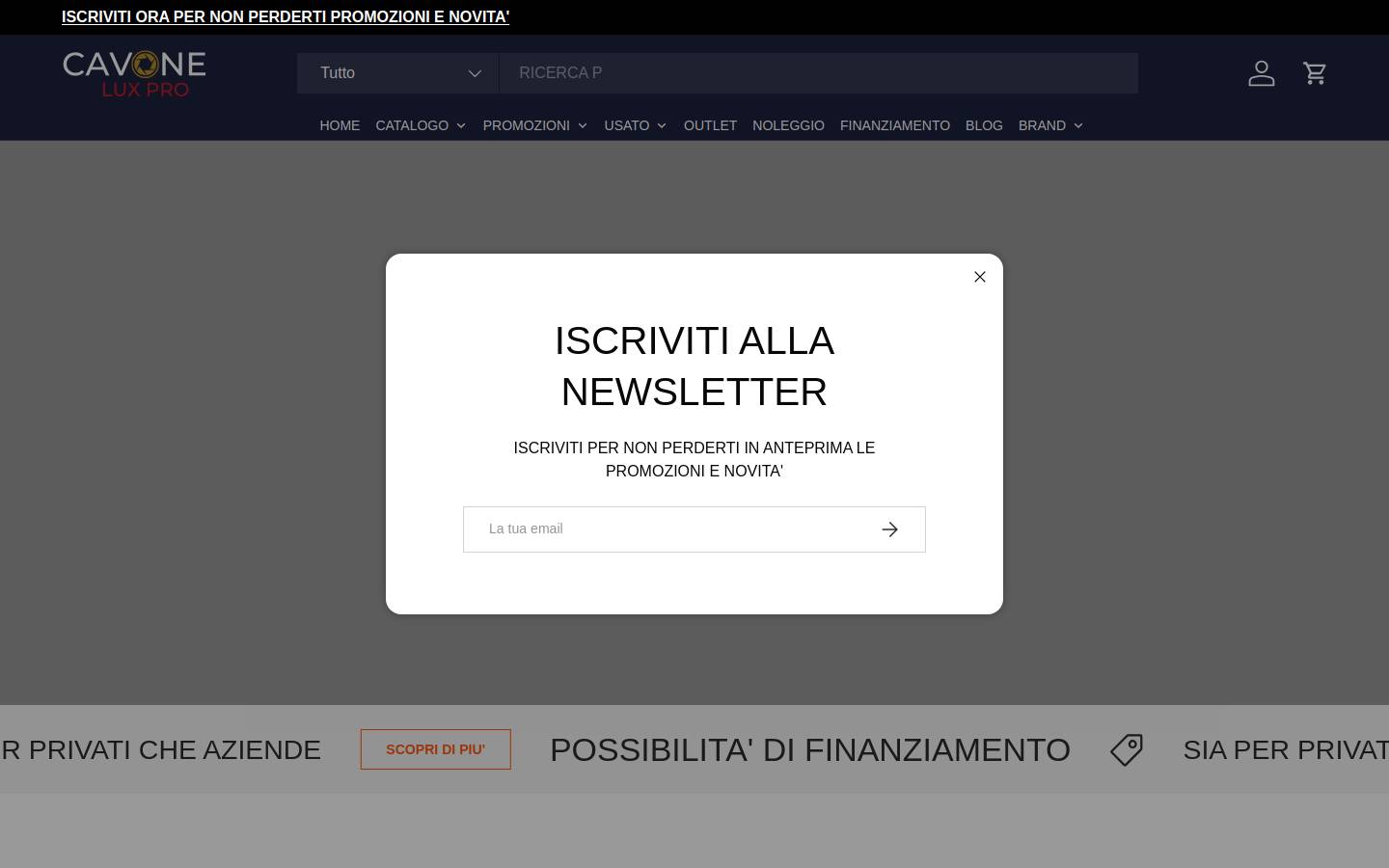 vitocavone.it homepage screenshot