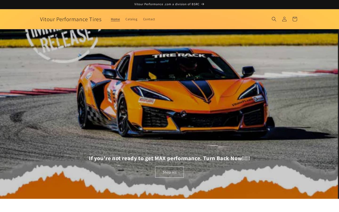 vitourperformance.com homepage screenshot