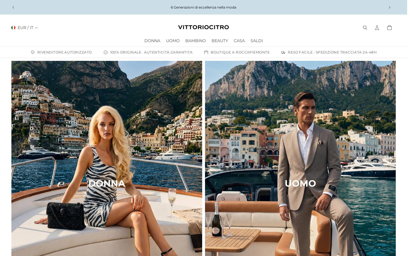 VITTORIOCITRO.IT homepage screenshot