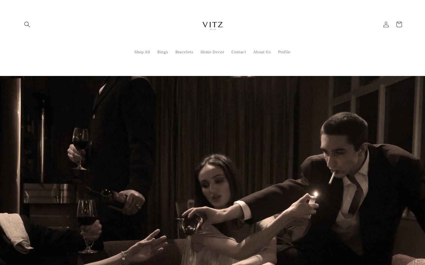 vitzjewelry.com homepage screenshot