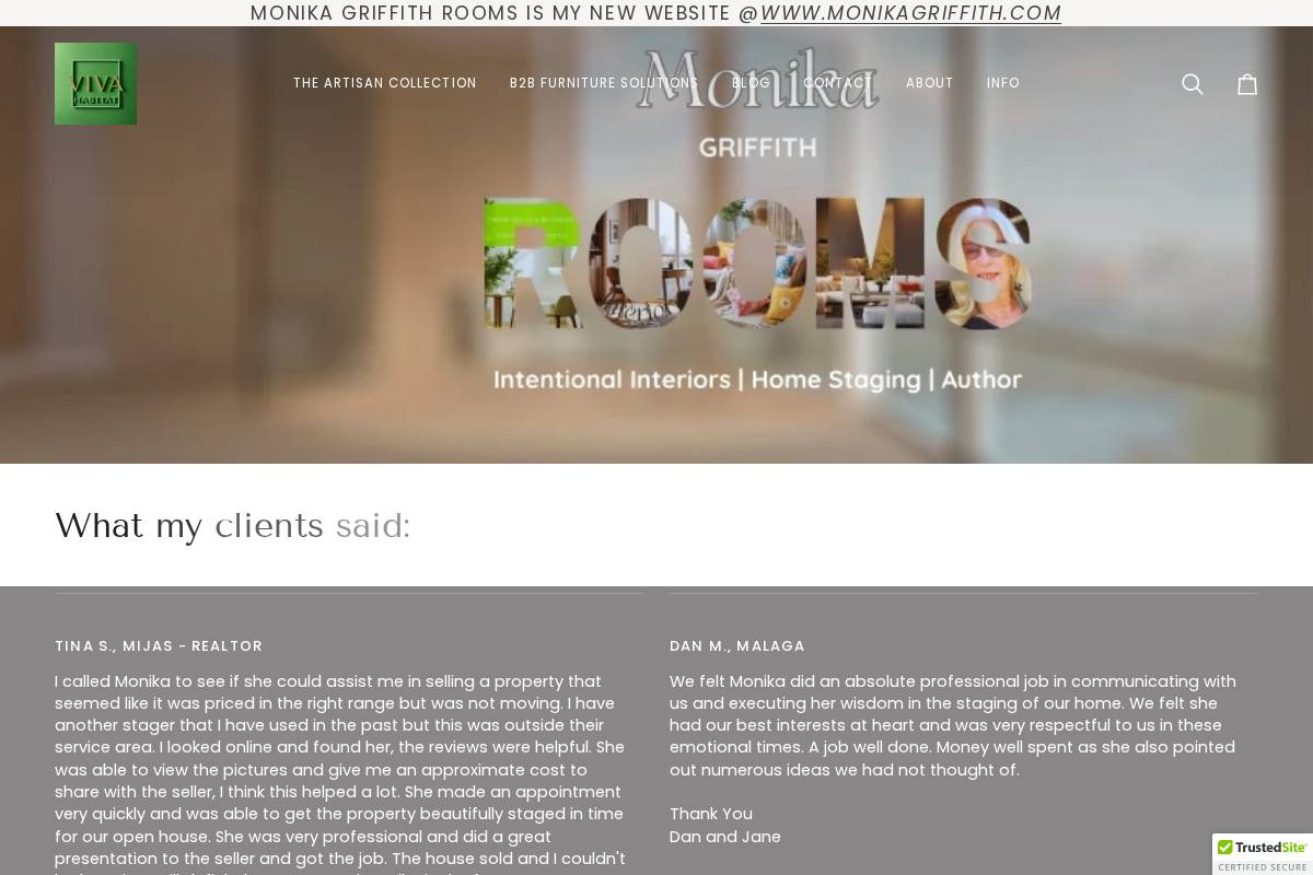 VIVA HABITAT homepage screenshot