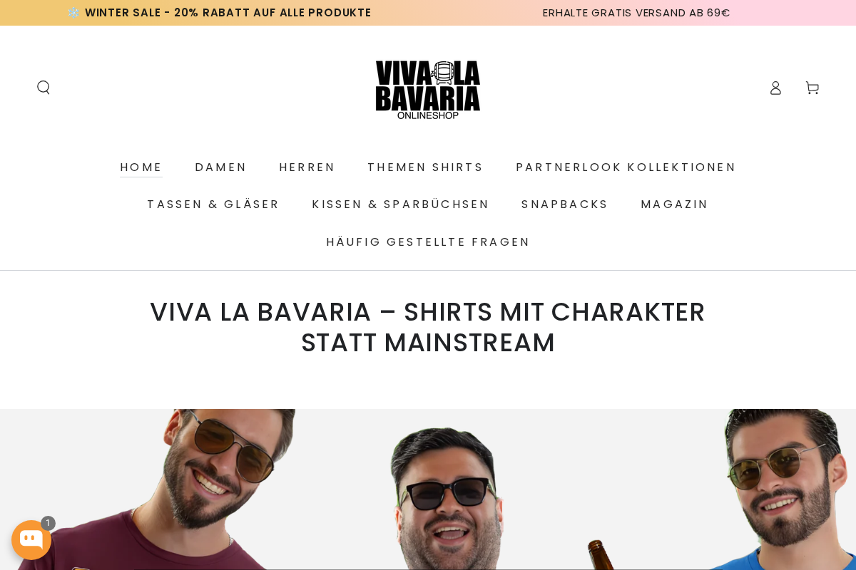 Viva la Bavaria homepage screenshot