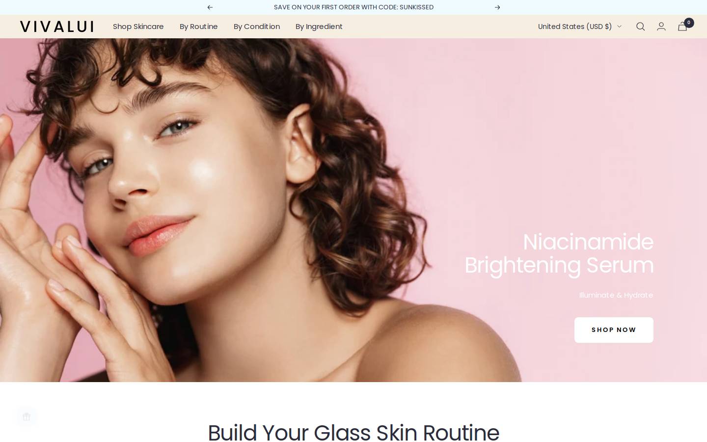 Vivalui homepage screenshot
