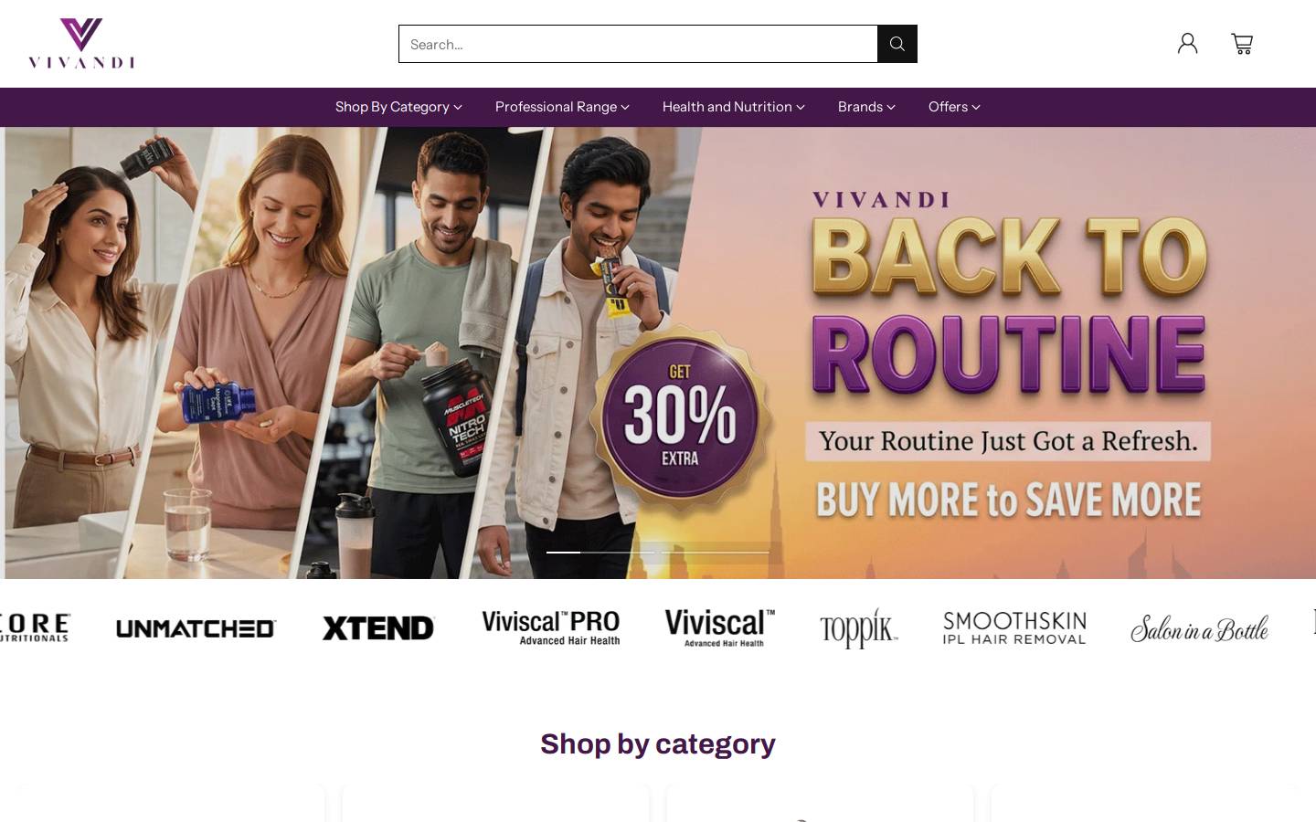 VIVANDI General Trading homepage screenshot