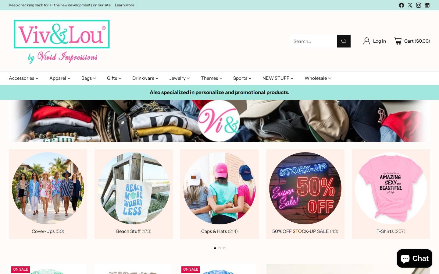 Vivandlou homepage screenshot