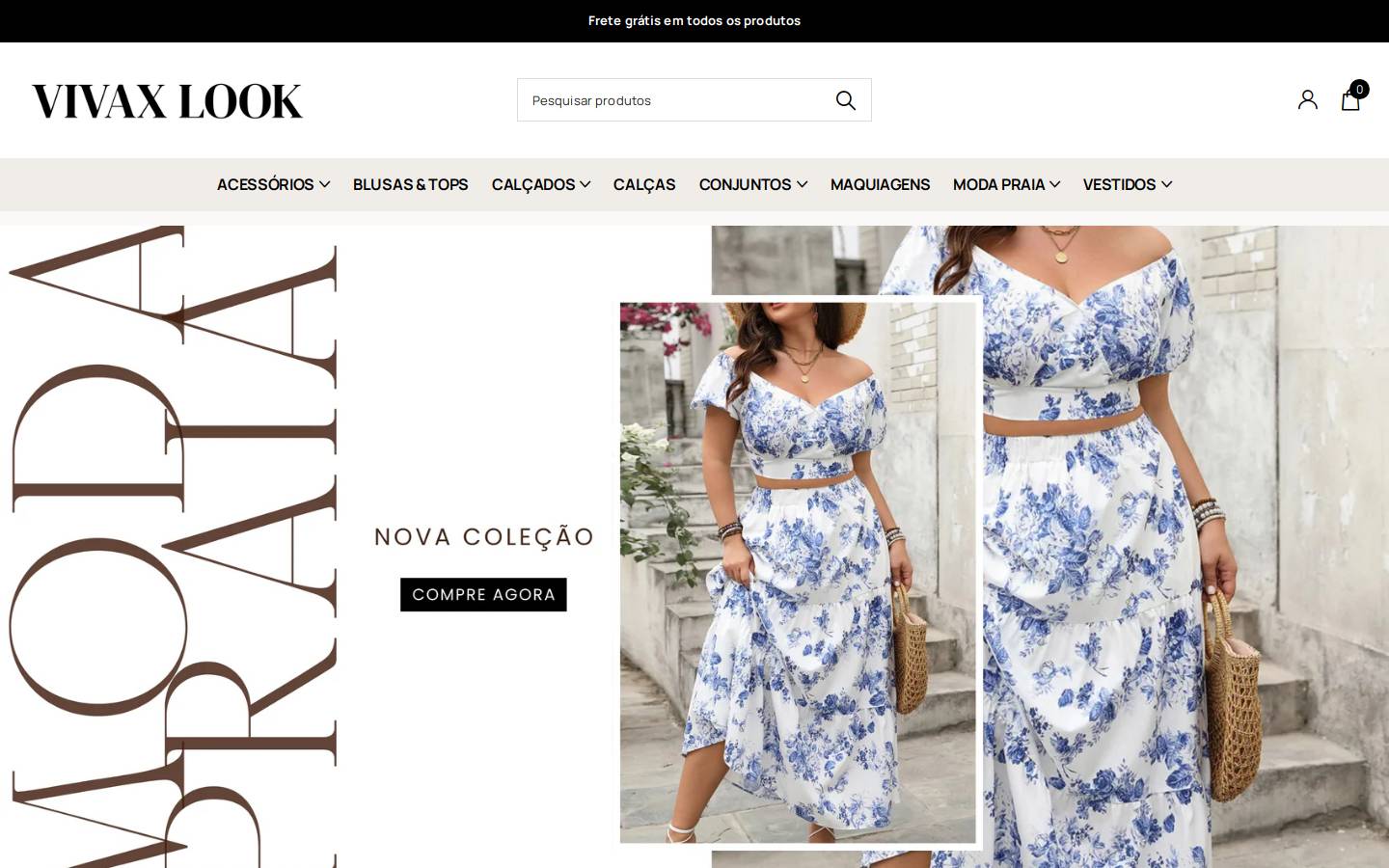 vivaxlook.com homepage screenshot