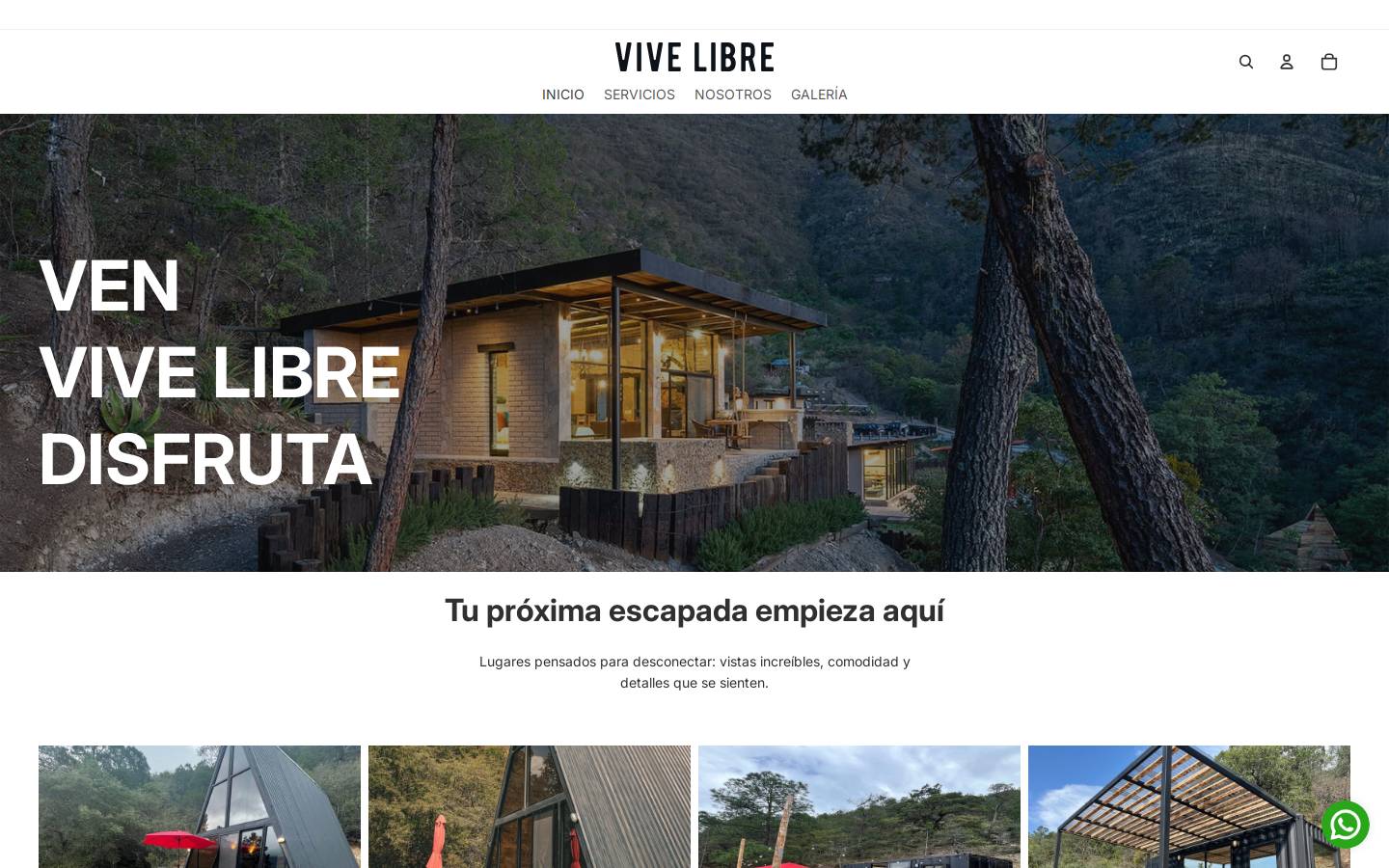 vive-libre.mx homepage screenshot