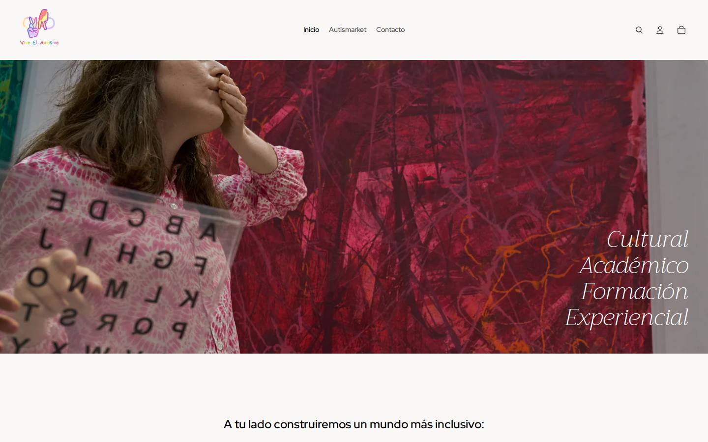 viveelautismo.org homepage screenshot