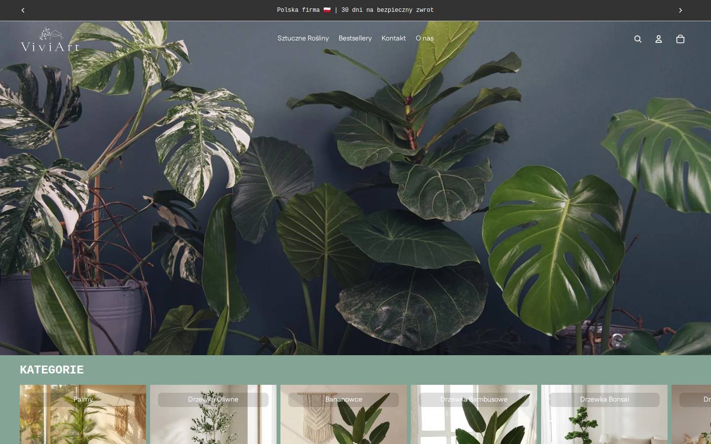 viviart.pl homepage screenshot