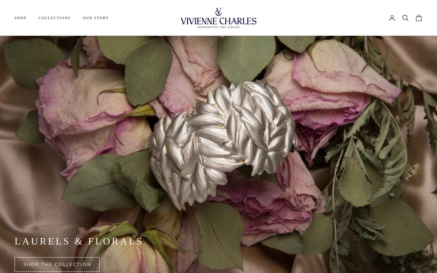 viviennecharles.com homepage screenshot