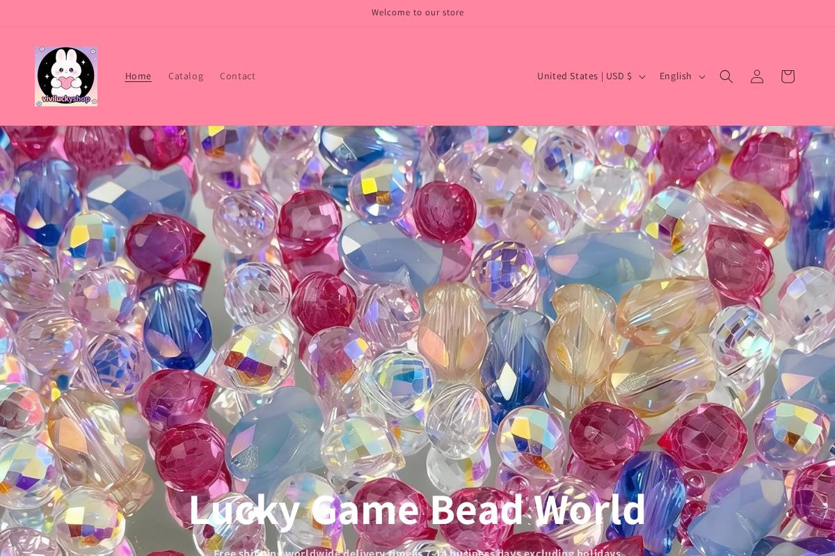 viviluckyshop.com homepage screenshot
