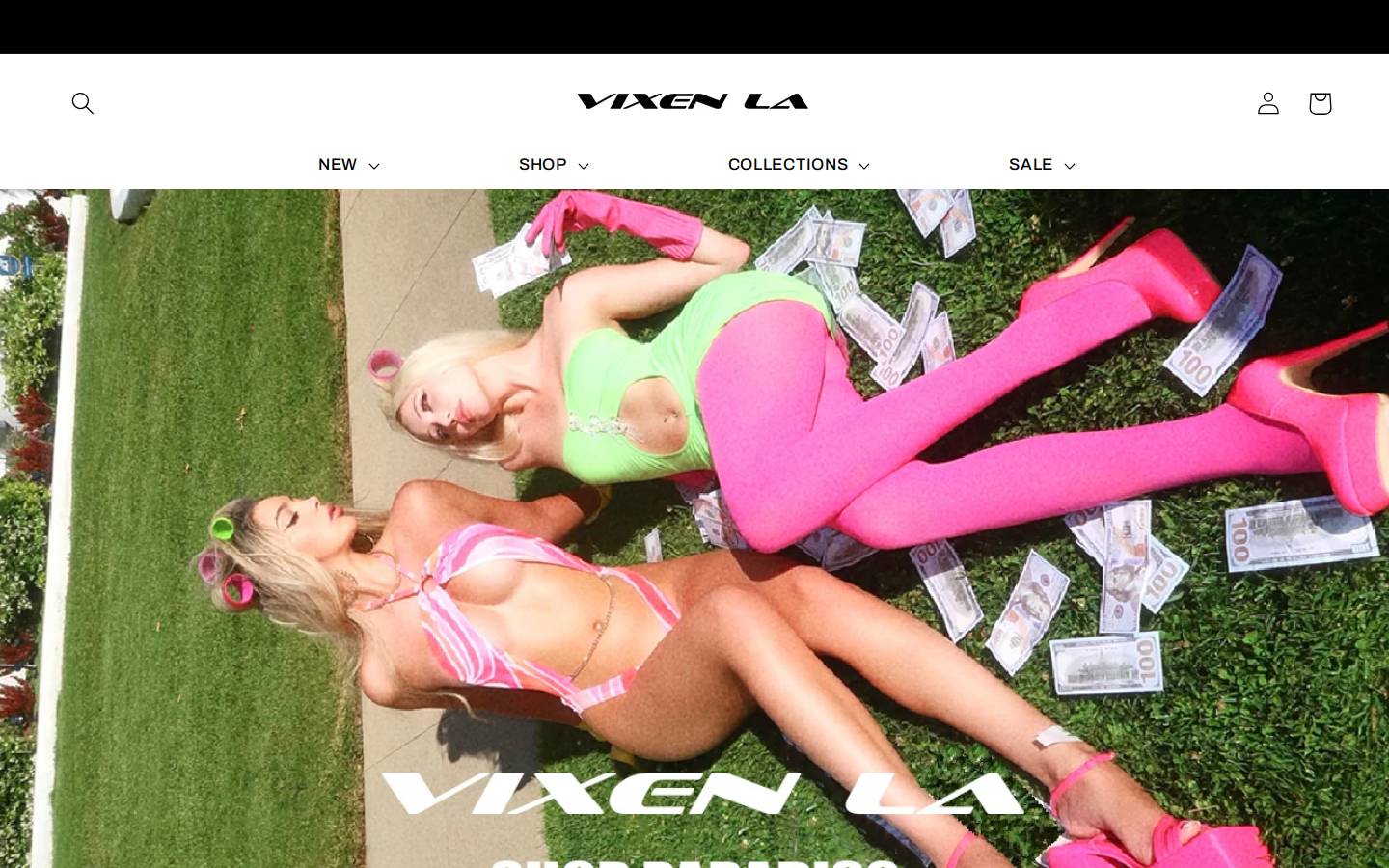 vixenla.shop homepage screenshot