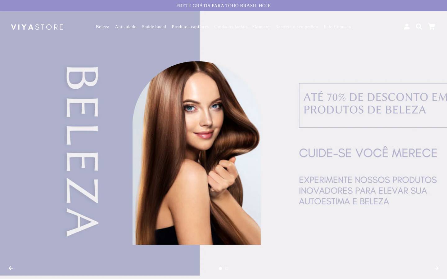 viya-store.com homepage screenshot