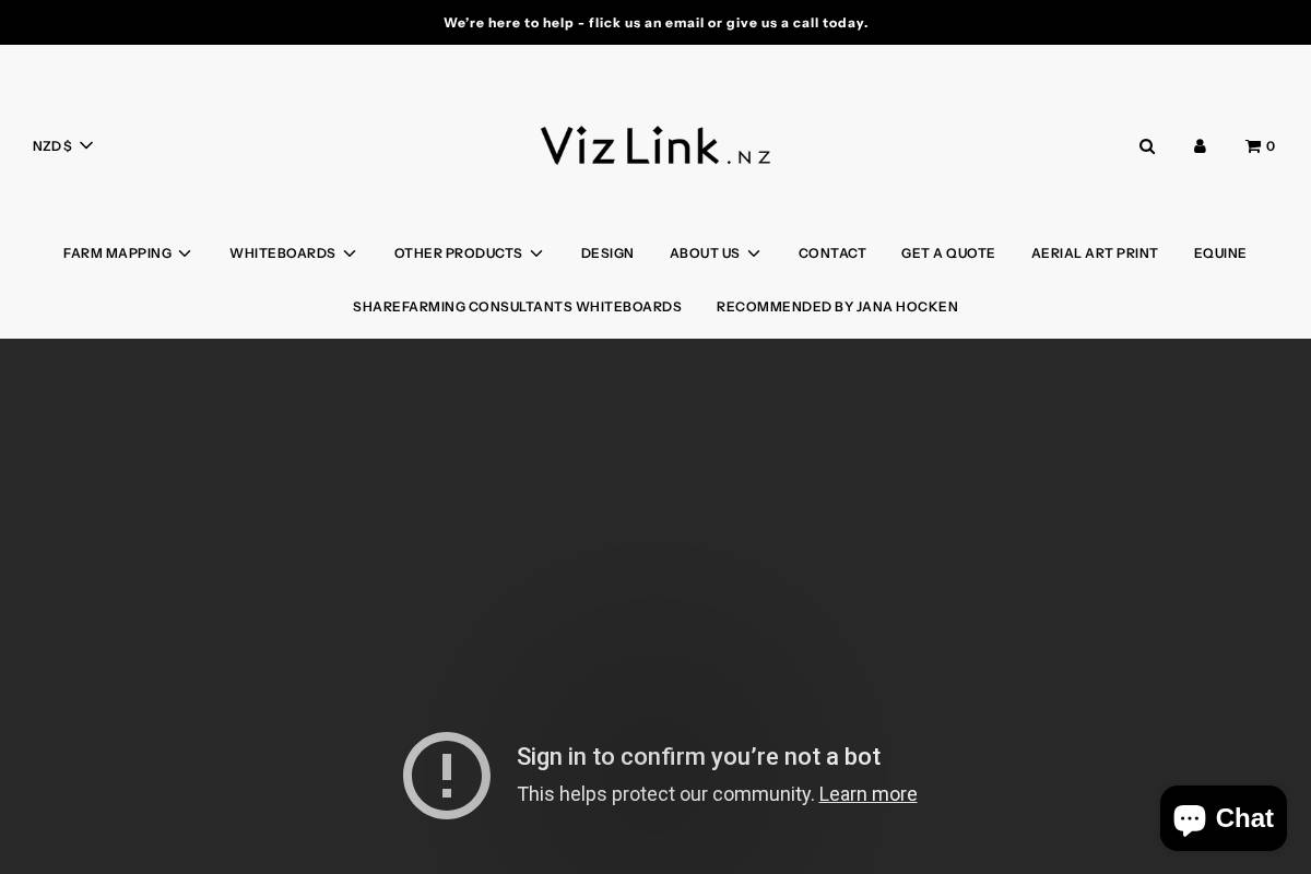 vizlink.nz homepage screenshot