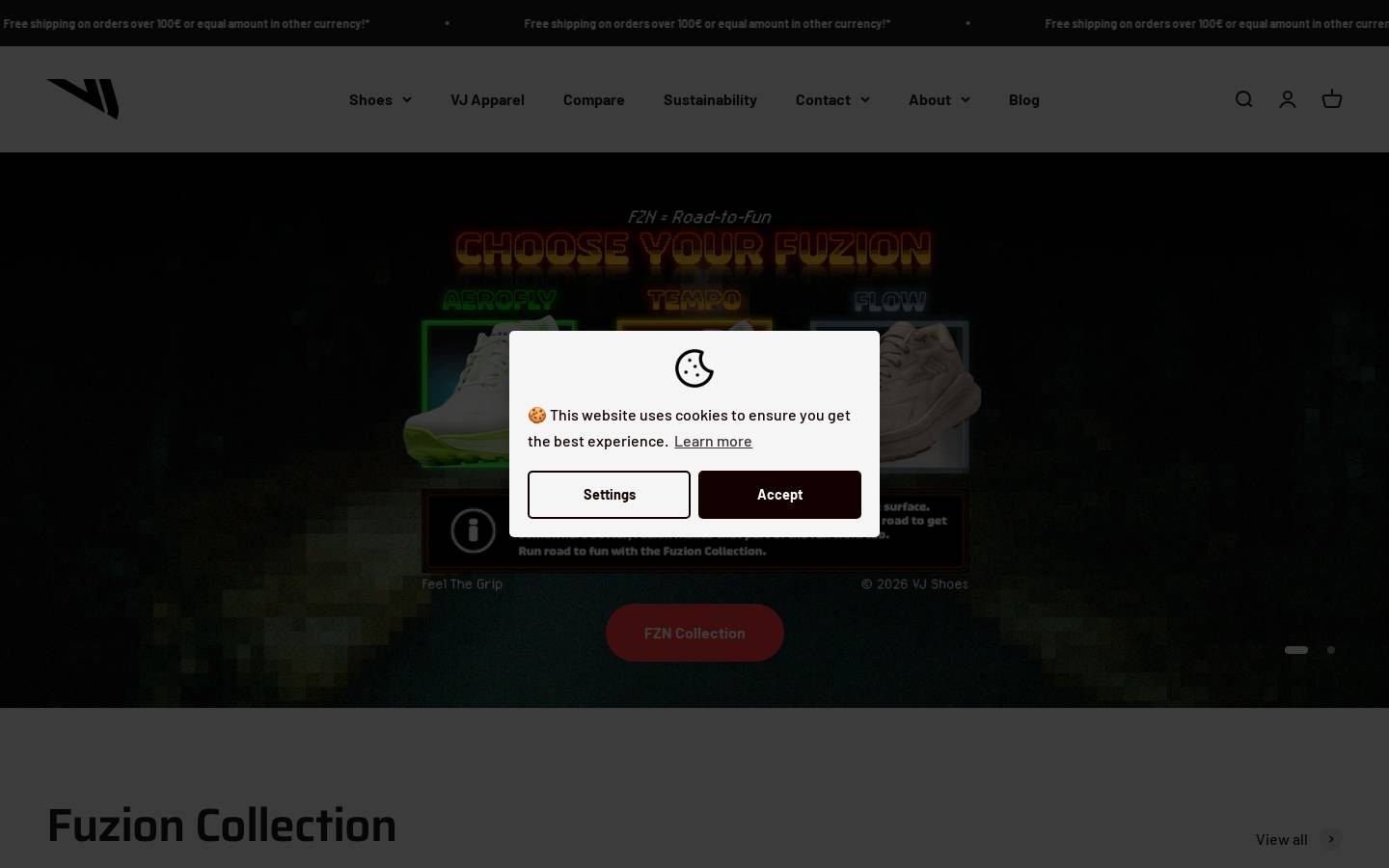 vjsport.fi homepage screenshot