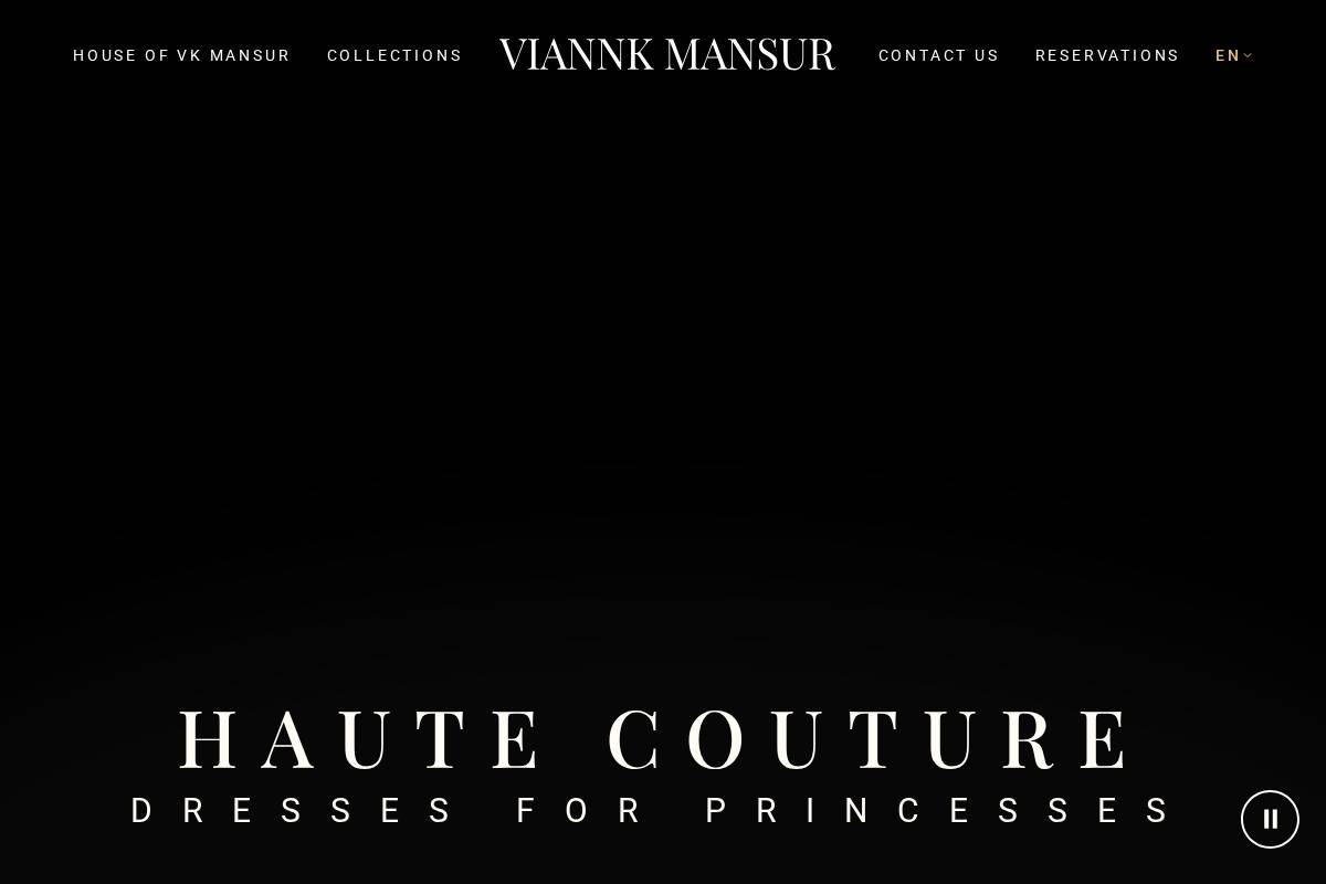 vkmansur.com homepage screenshot