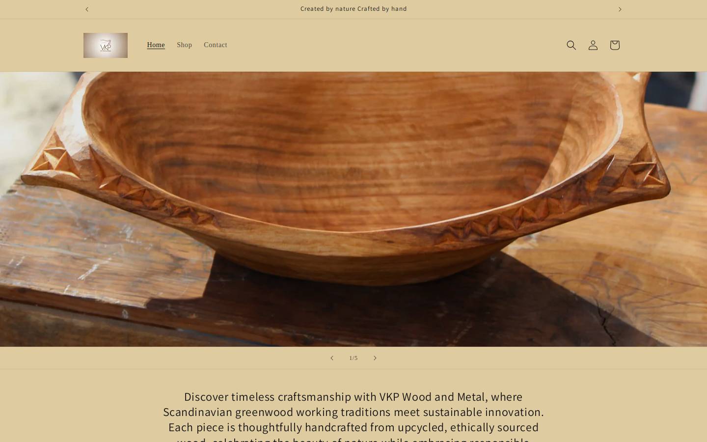 vkpwoodandmetal.com homepage screenshot
