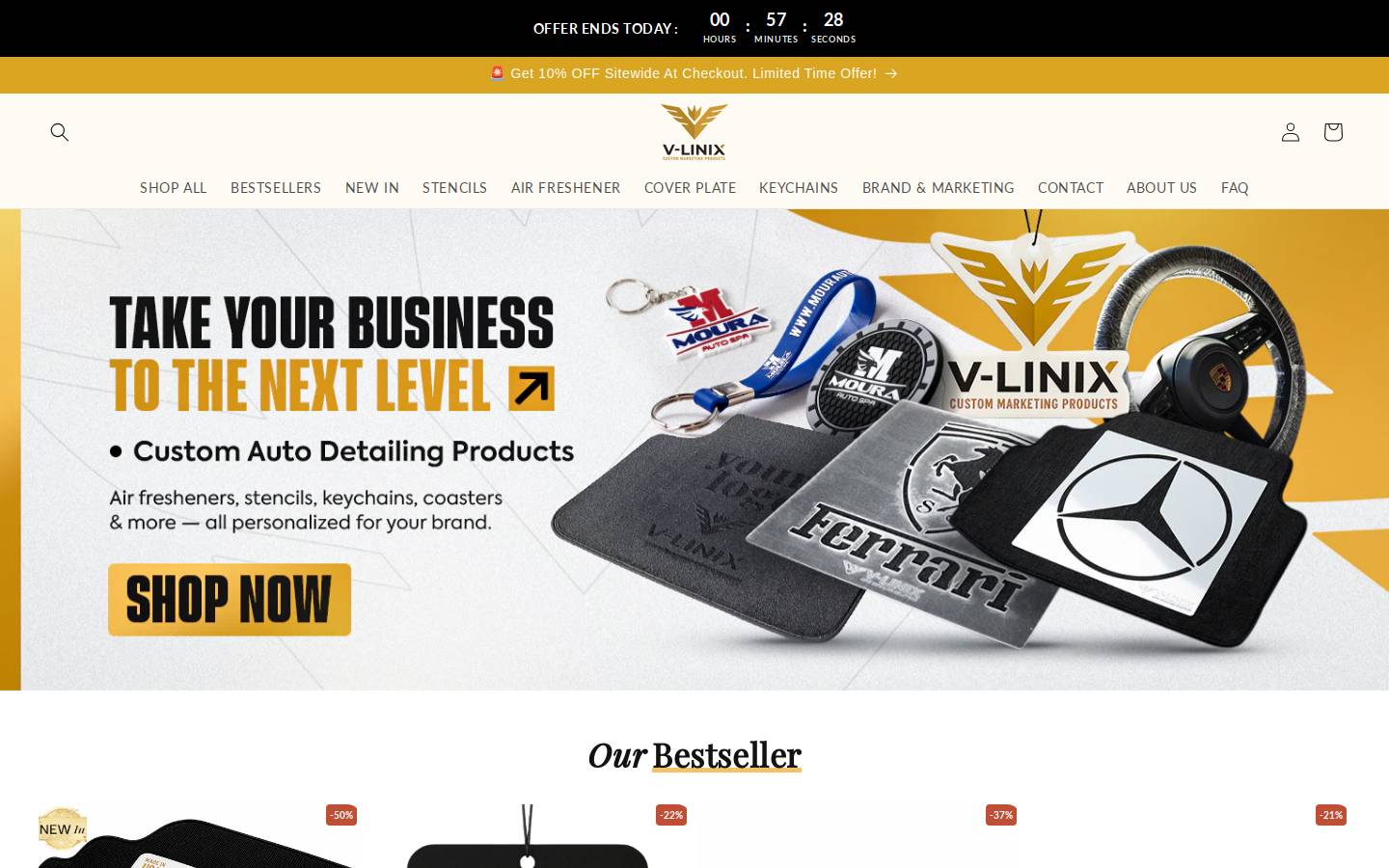vlinix.com homepage screenshot