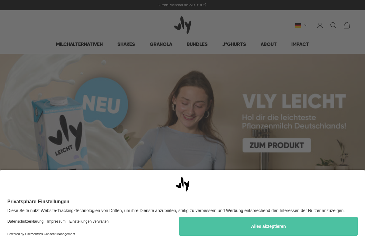 vly homepage screenshot