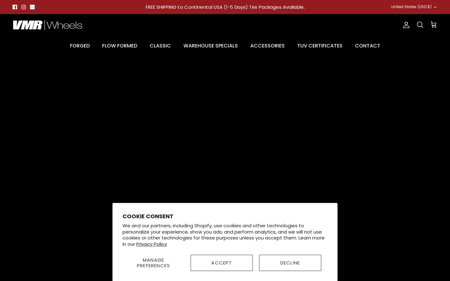 vmrwheels.com homepage screenshot
