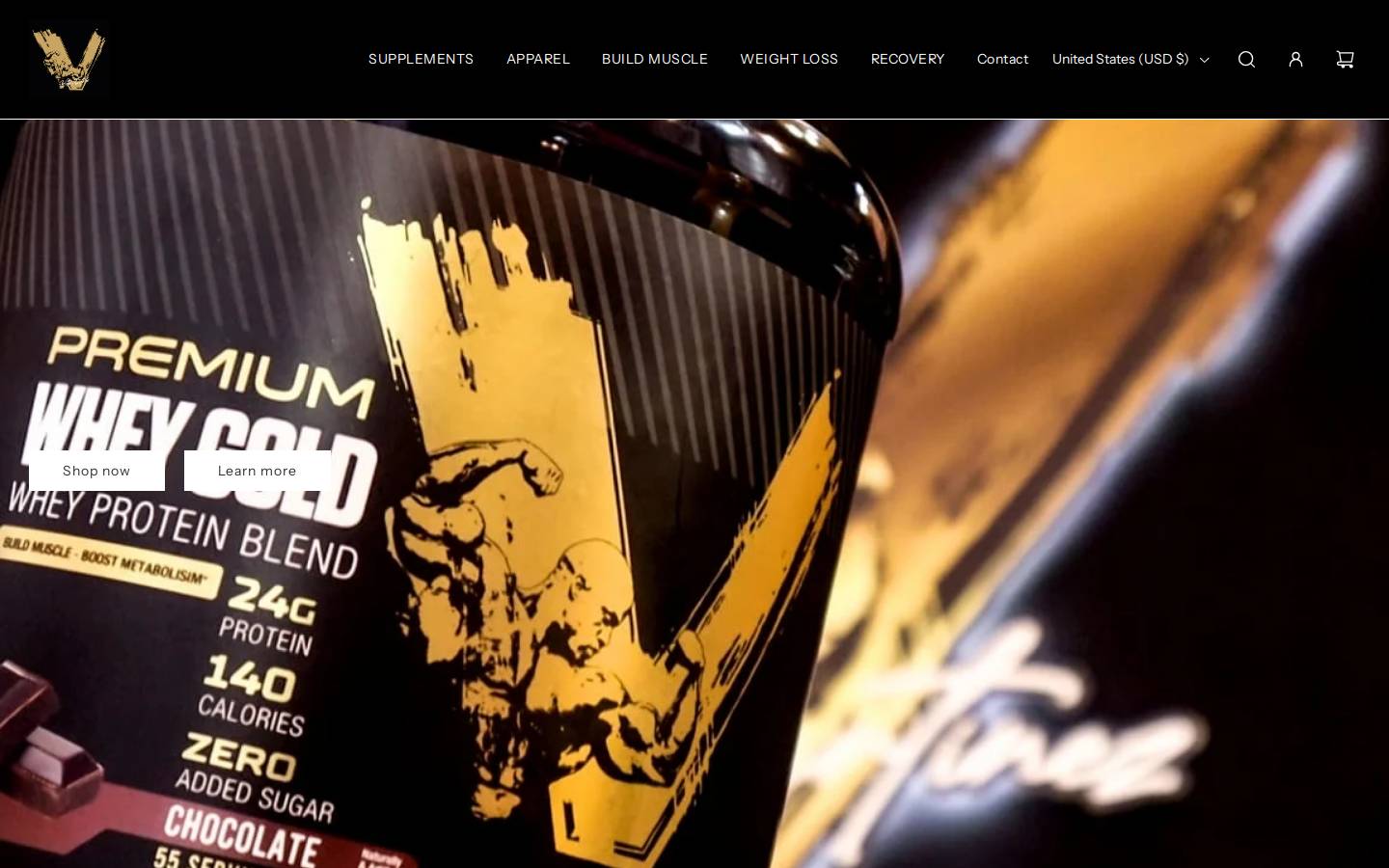 vmsupps.com homepage screenshot