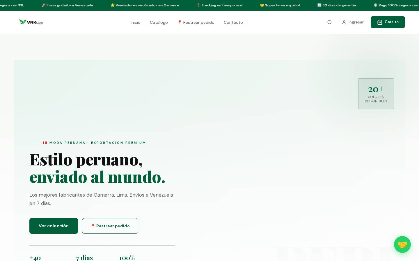 vnkcore.com homepage screenshot